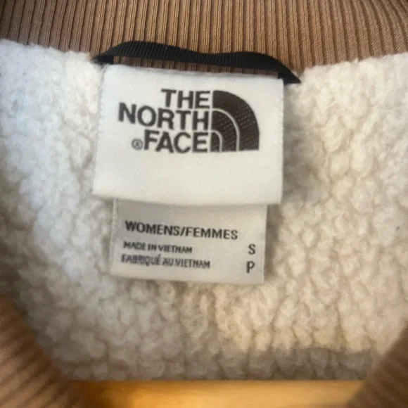 The North Face Cuchillo Parka Tan Aviator Jacket Size Small - Picture 2 of 10